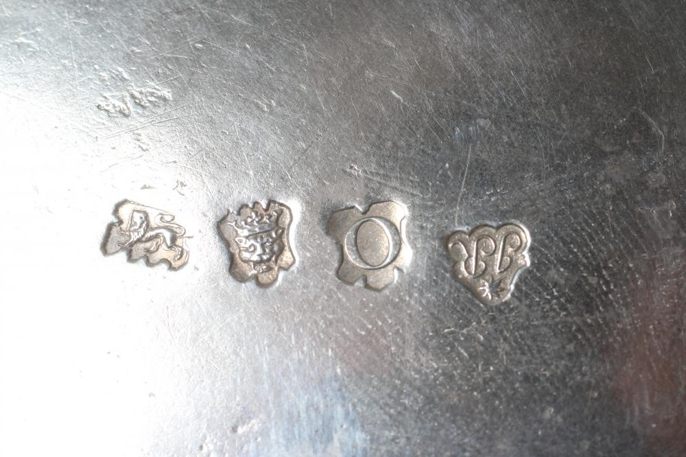 A PAIR OF GEORGE II SILVER WAITERS Image