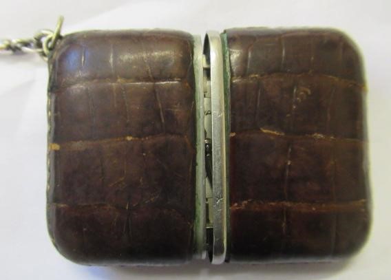 A MOVADO ERMETOPHORE MECHANICAL PURSE WATCH Image