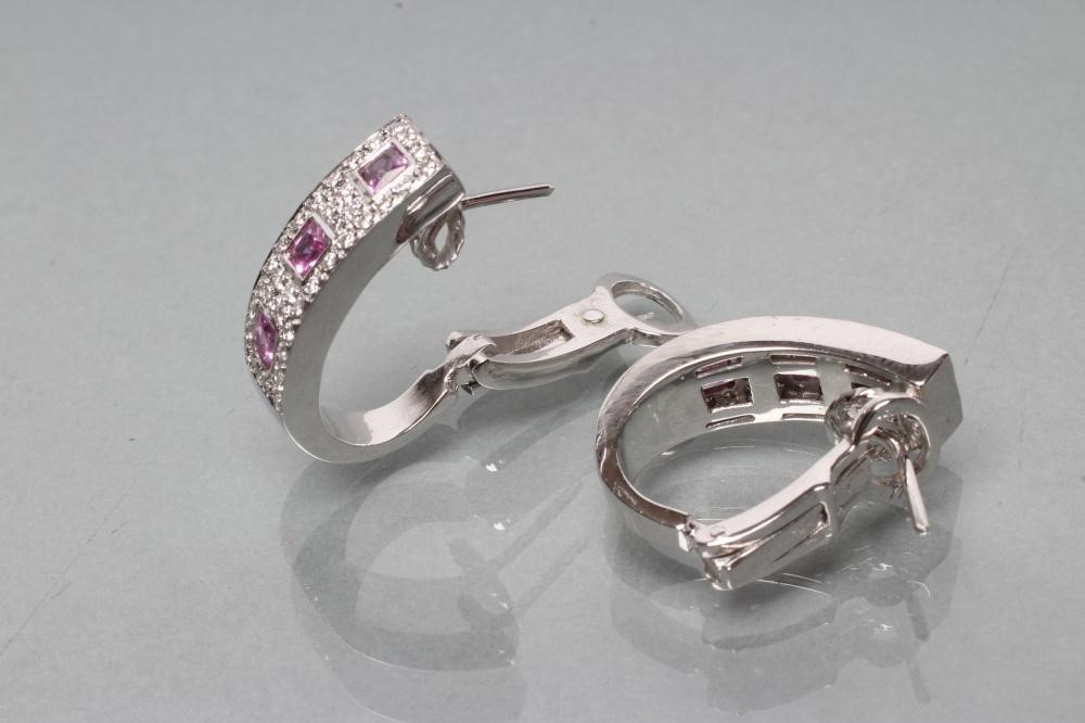 A PAIR OF FRENCH CLIP EARRINGS to match the previous lot Image