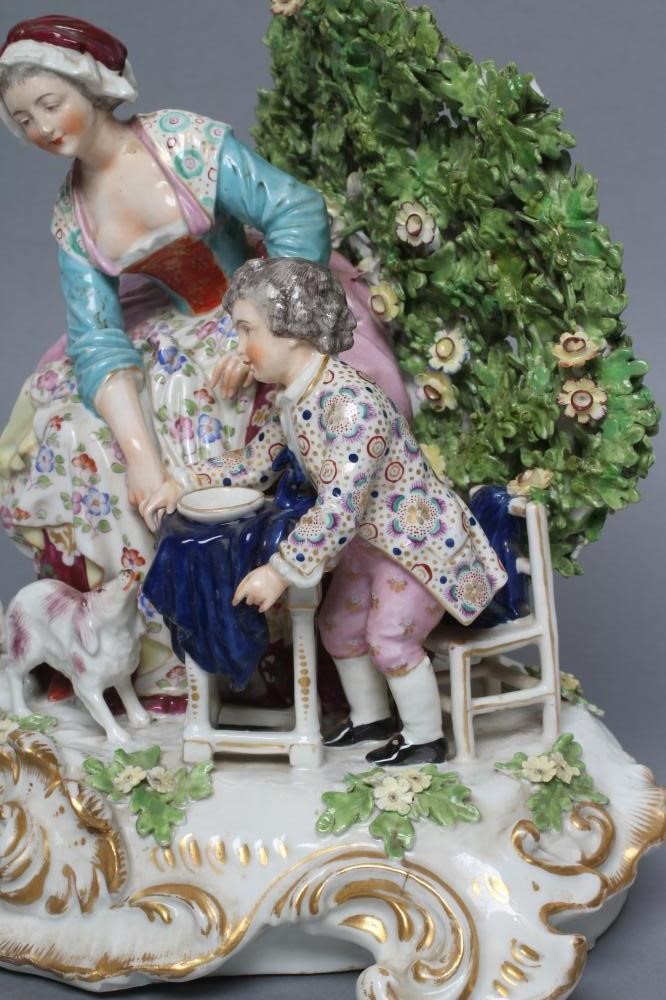 A SAMSON PORCELAIN FIGURE GROUP Image