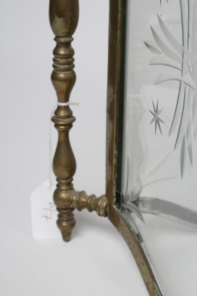 A BRASS HALL LANTERN Image