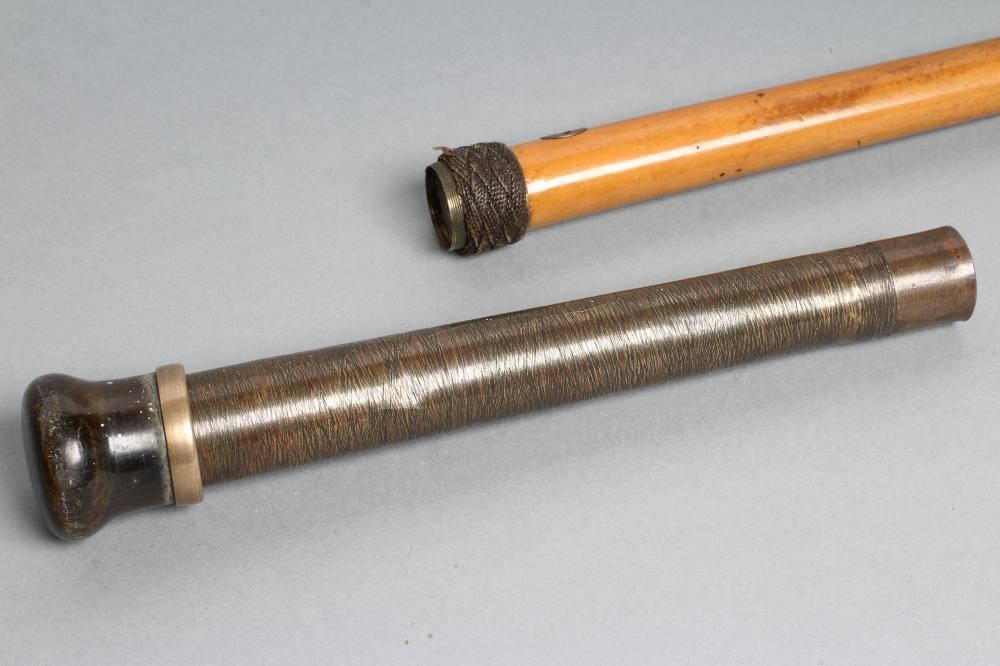 A GENTLEMAN'S NOVELTY MALACCA CANE Image