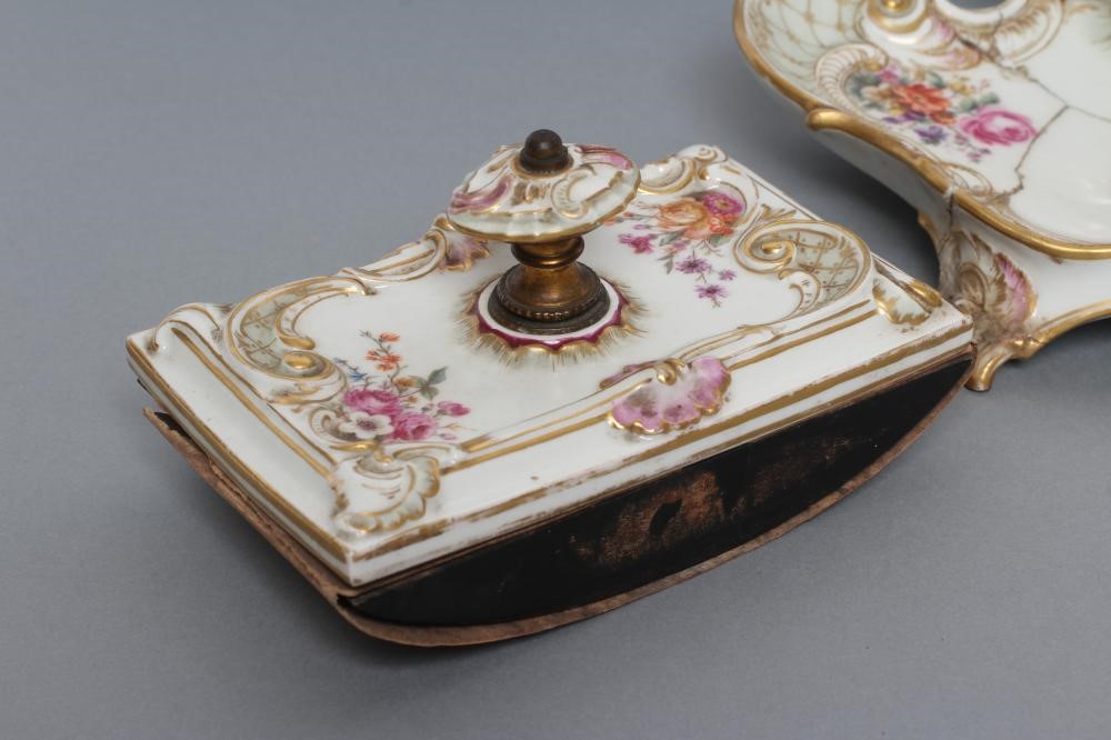 A BERLIN PORCELAIN DESK BLOTTER Image