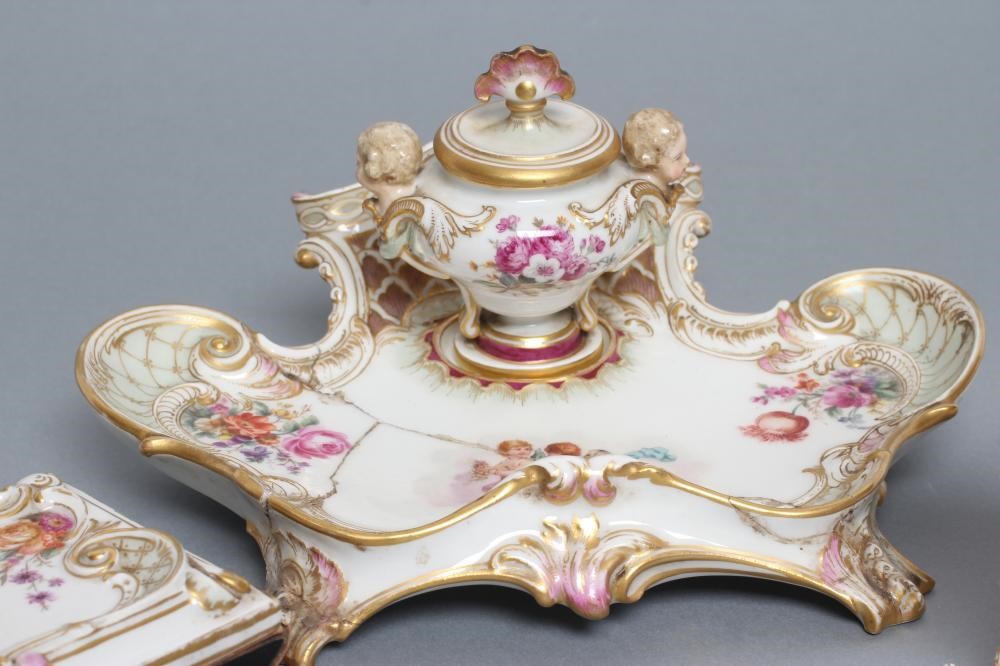 A BERLIN PORCELAIN DESK BLOTTER Image