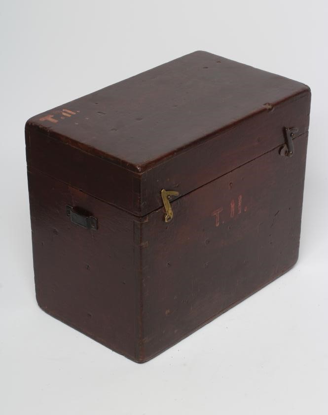 A LACQUERED BRASS THEODOLITE by Cooke Image