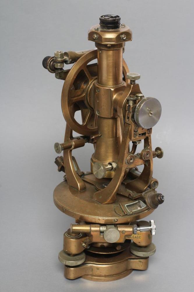 A BRASS THEODOLITE by Cooke Image