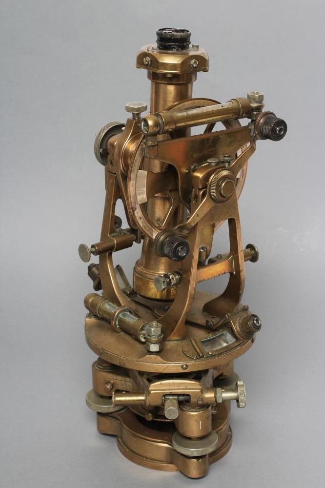 A BRASS THEODOLITE by Cooke Image