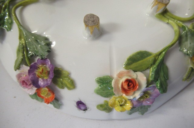 A MEISSEN PORCELAIN CABINET CUP AND SAUCER Image