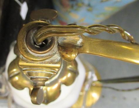 A BRASS DESK LAMP Image