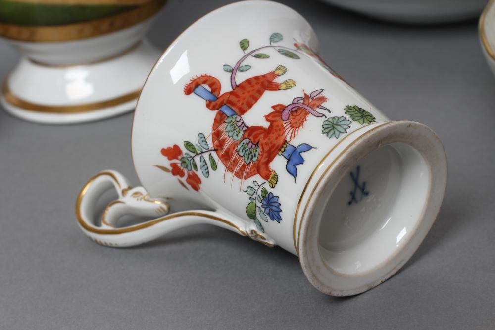 A MEISSEN PORCELAIN CUP AND SAUCER Image