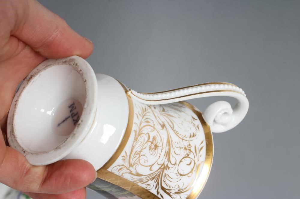 A MEISSEN PORCELAIN CUP AND SAUCER Image