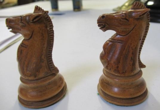 A JACQUES "STAUNTON" CHESS SET Image