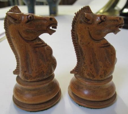 A JACQUES "STAUNTON" CHESS SET Image