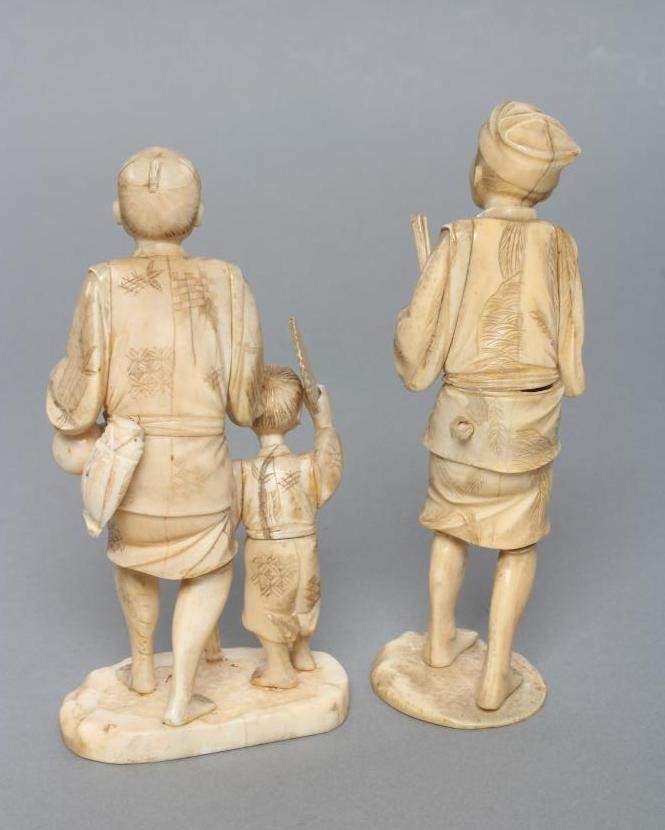 A JAPANESE SECTIONAL IVORY FIGURE Image