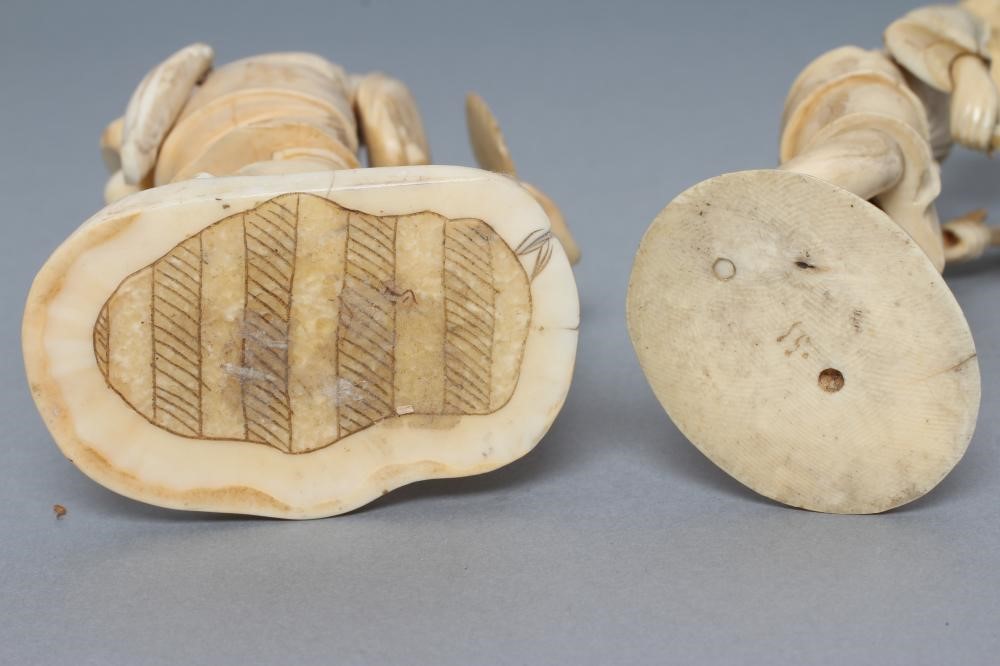 A JAPANESE SECTIONAL IVORY FIGURE Image