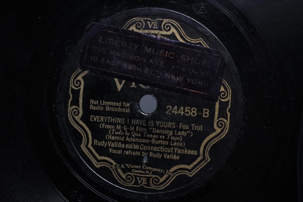 BILLIE HOLIDAY AND BENNY GOODMAN BLUE WAX COLUMBIA 78 R.P.M. RECORDS Image