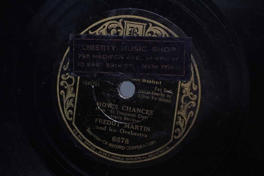 BILLIE HOLIDAY AND BENNY GOODMAN BLUE WAX COLUMBIA 78 R.P.M. RECORDS Image