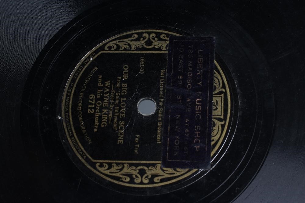 BILLIE HOLIDAY AND BENNY GOODMAN BLUE WAX COLUMBIA 78 R.P.M. RECORDS Image