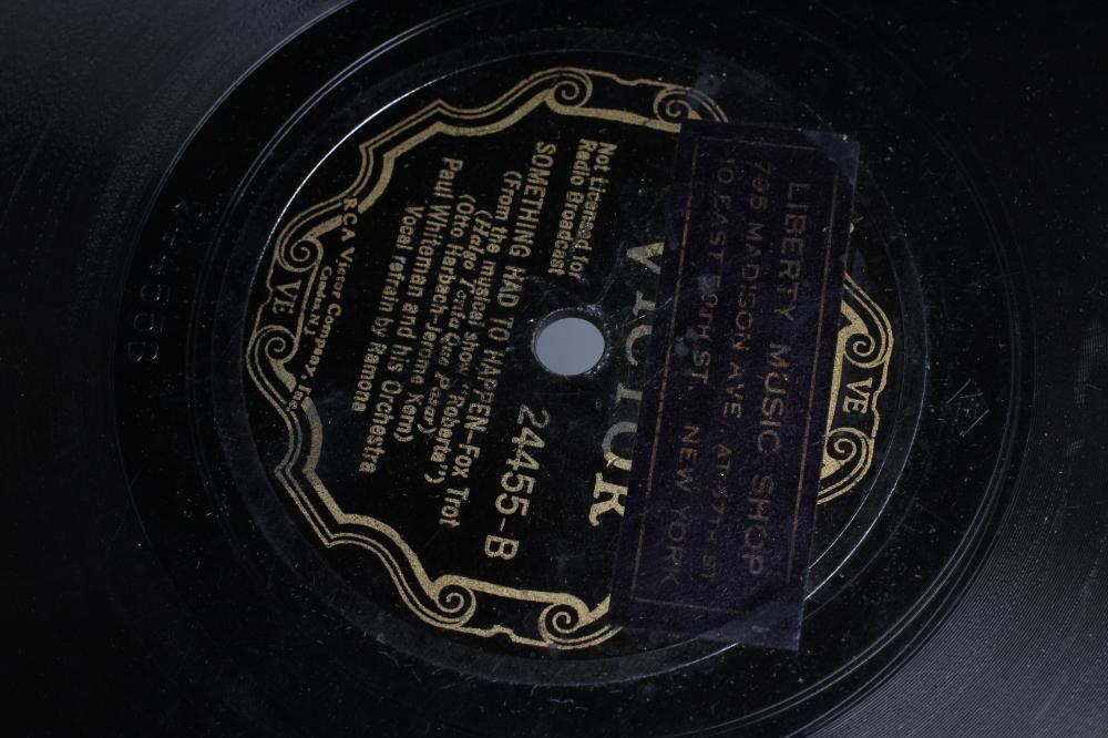 BILLIE HOLIDAY AND BENNY GOODMAN BLUE WAX COLUMBIA 78 R.P.M. RECORDS Image