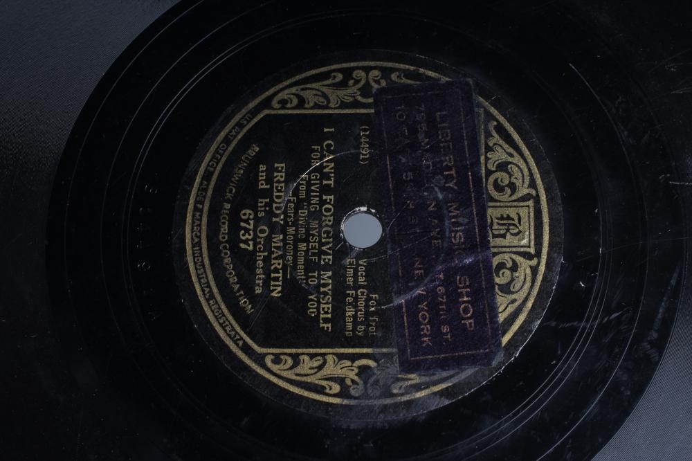 BILLIE HOLIDAY AND BENNY GOODMAN BLUE WAX COLUMBIA 78 R.P.M. RECORDS Image