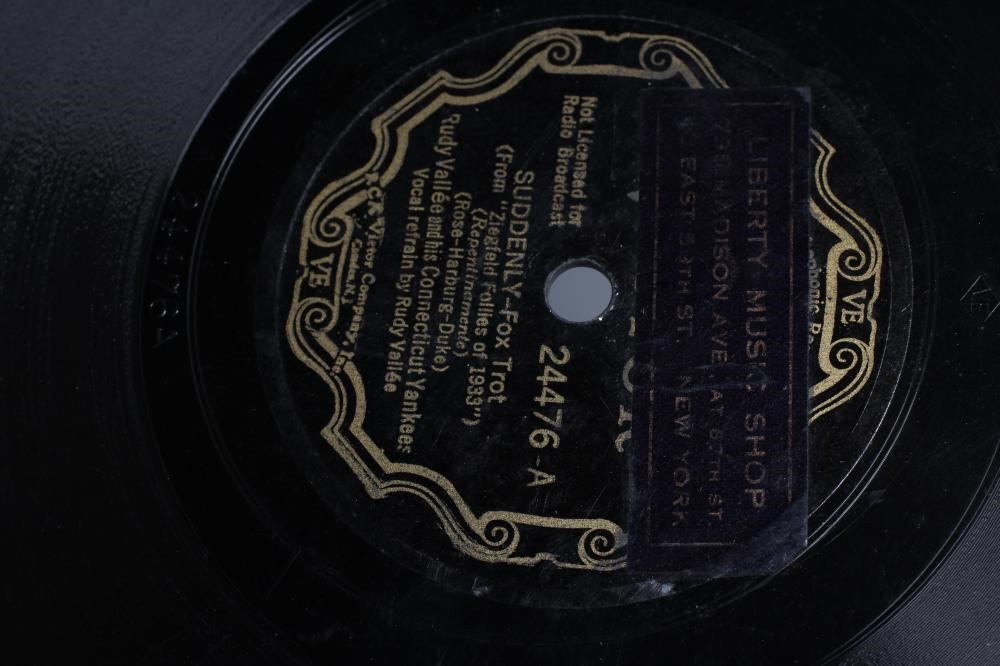 BILLIE HOLIDAY AND BENNY GOODMAN BLUE WAX COLUMBIA 78 R.P.M. RECORDS Image