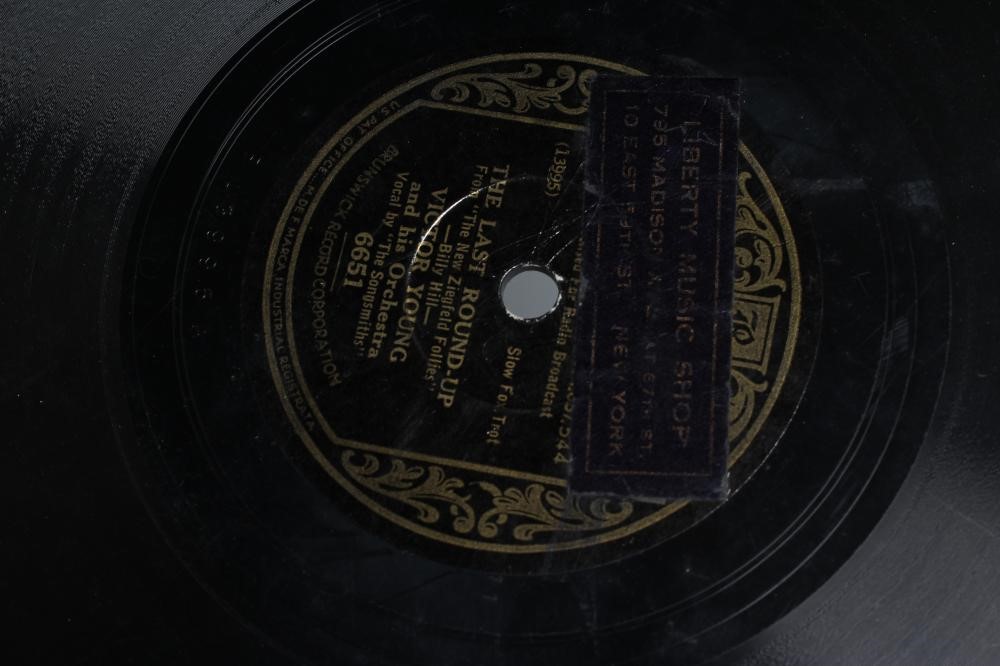 BILLIE HOLIDAY AND BENNY GOODMAN BLUE WAX COLUMBIA 78 R.P.M. RECORDS Image