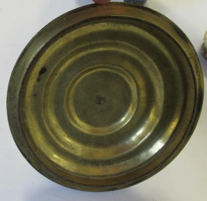 A CHINESE CLOISONNE ENAMEL TRIPOD CENSER AND COVER Image