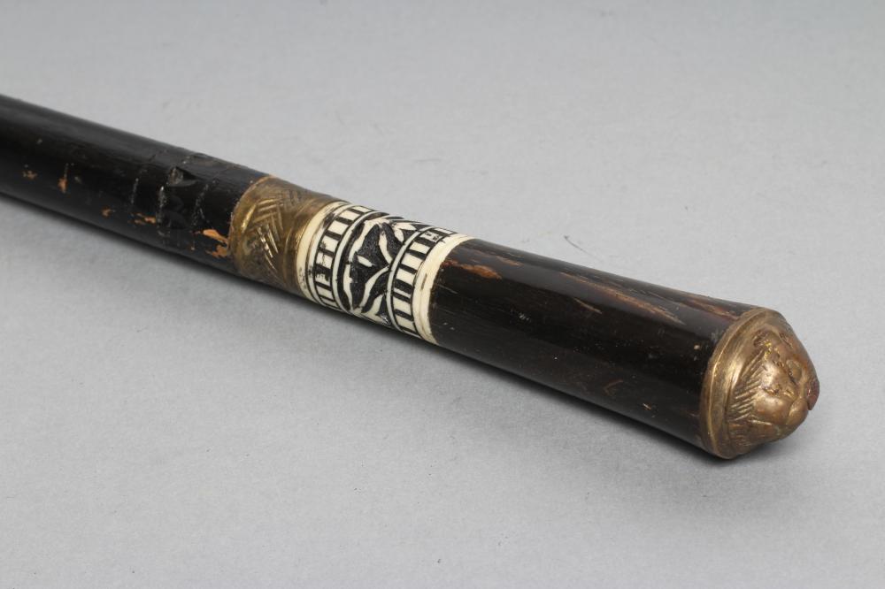 AN ANGLO-INDIAN SWORD STICK Image