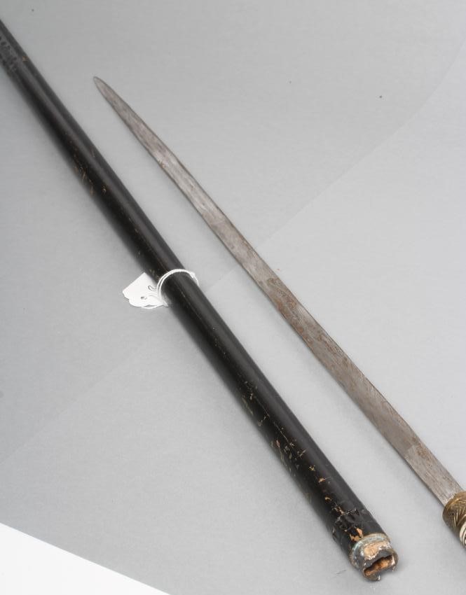 AN ANGLO-INDIAN SWORD STICK Image