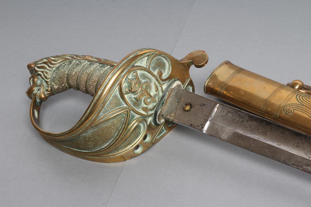 AN 1827 PATTERN NAVAL OFFICER'S SWORD Image