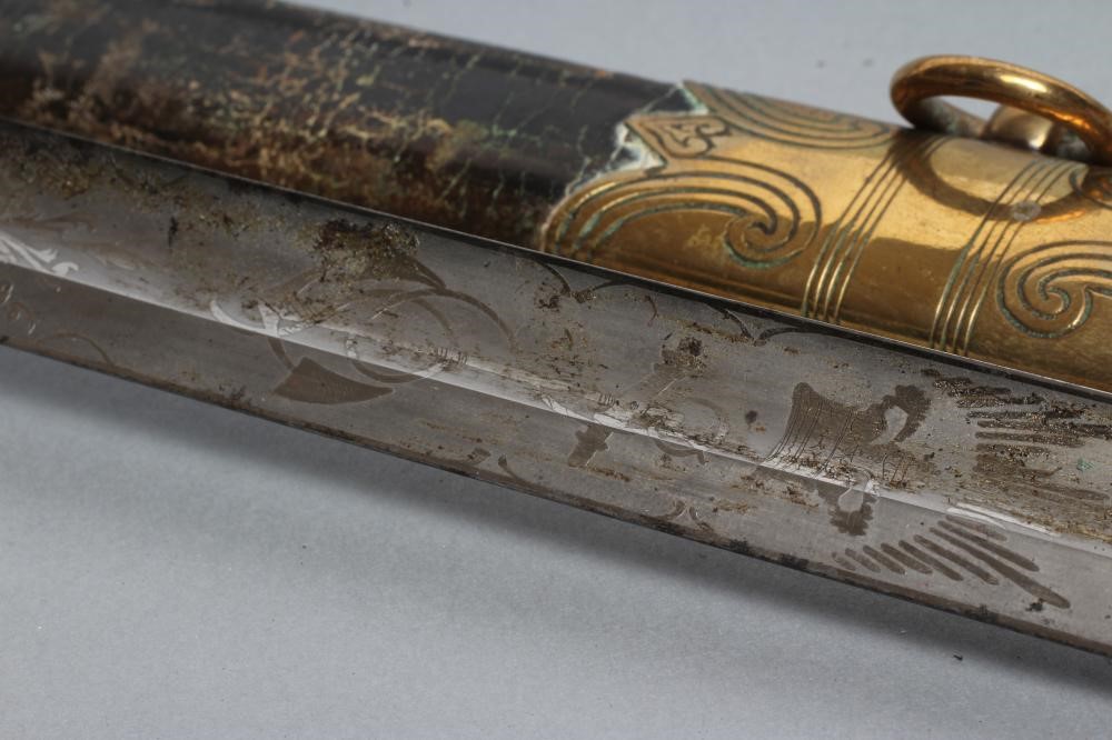 AN 1827 PATTERN NAVAL OFFICER'S SWORD Image