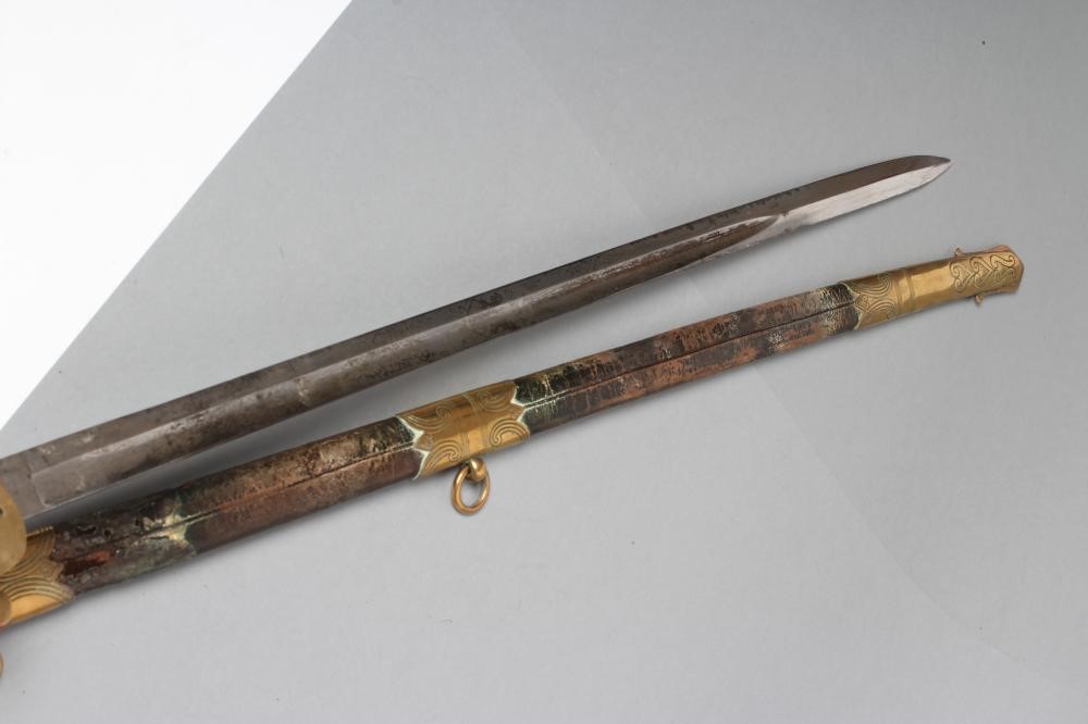 AN 1827 PATTERN NAVAL OFFICER'S SWORD Image