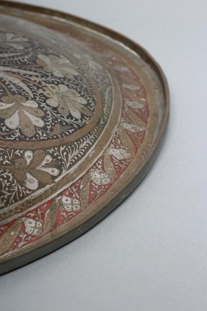 AN INDIAN "DHAL" SHIELD of convex circular form Image