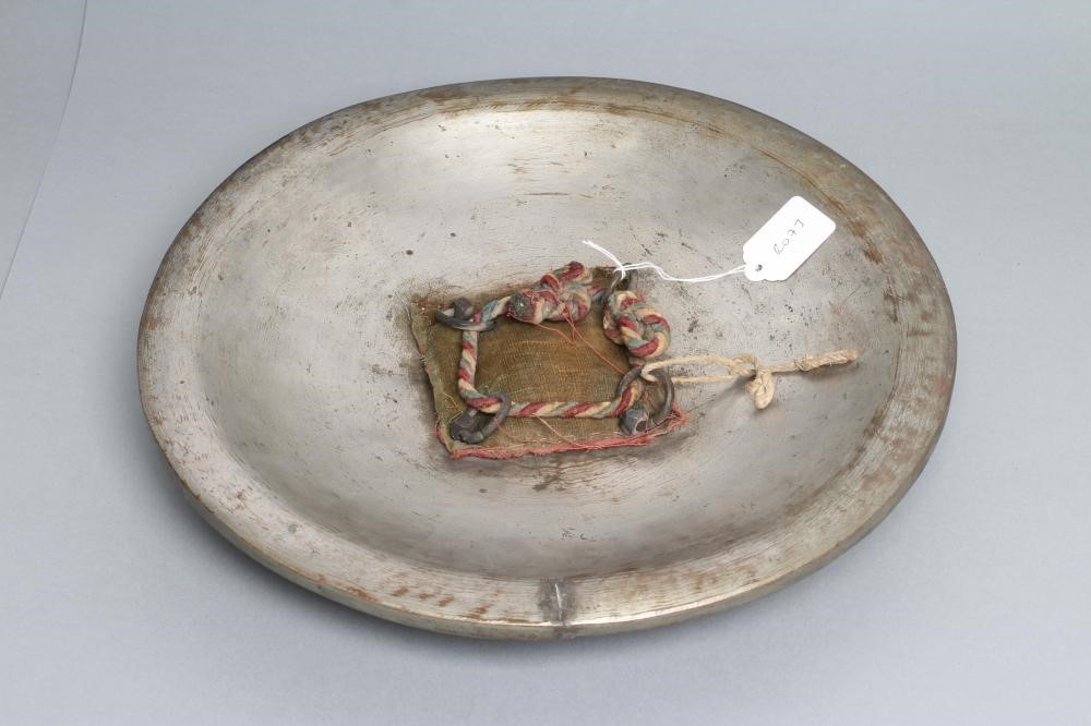 AN INDIAN "DHAL" SHIELD of convex circular form Image