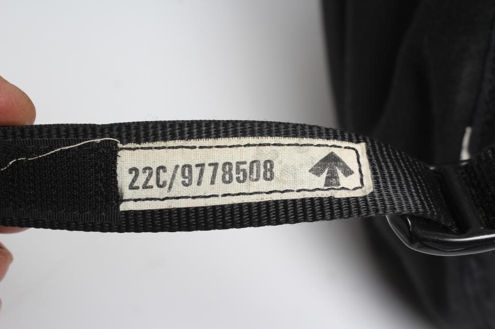 A BRITISH RAF HELMET with integral earphones Image