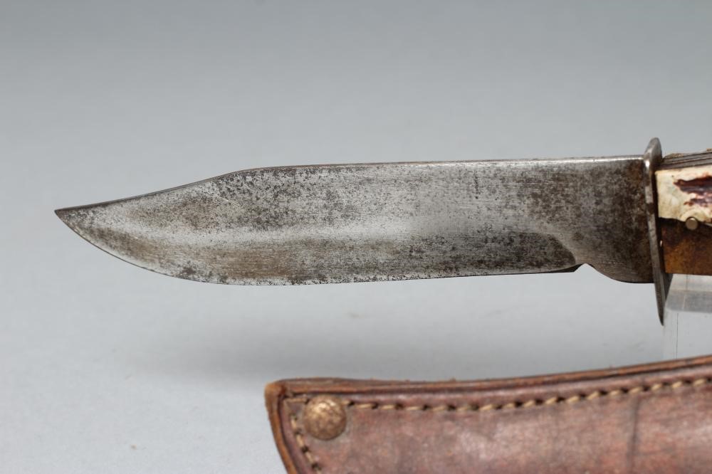 A GERMAN COMBINATION HUNTING KNIFE Image