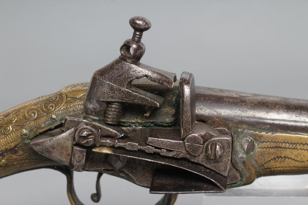 A INTERESTING ARABIAN FLINTLOCK PISTOL Image