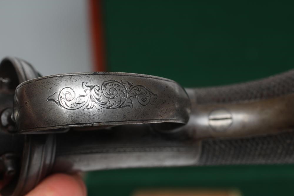 A SIX SHOT .36 CAL PERCUSSION PEPPERBOX REVOLVER Image