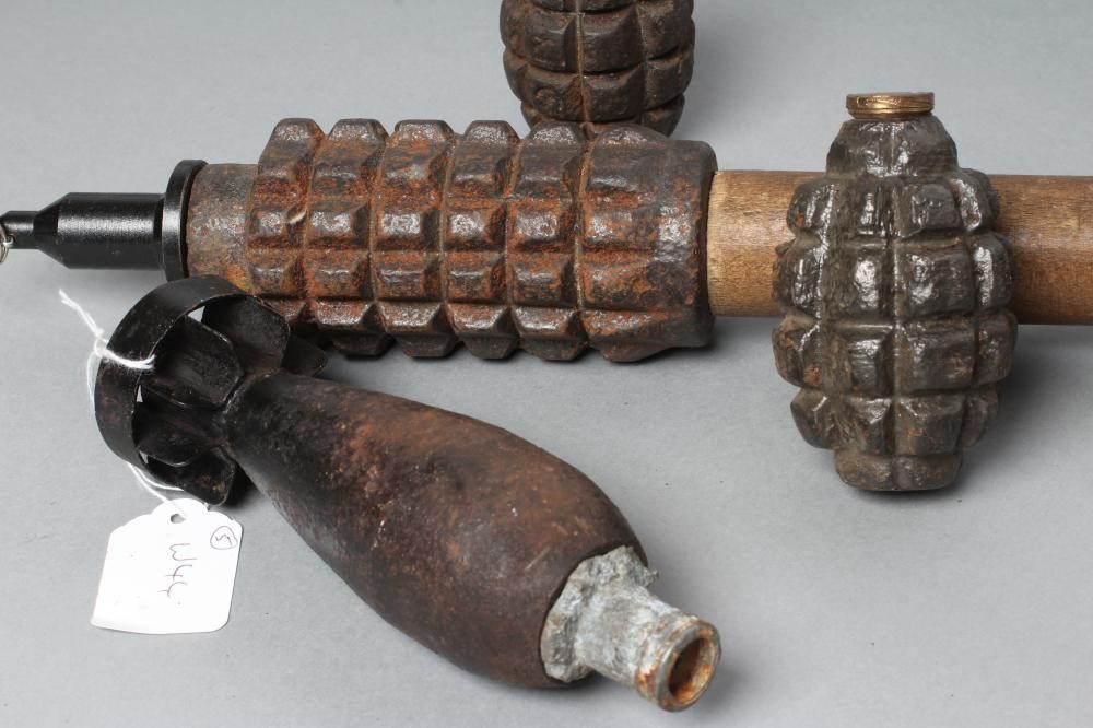 A COLLECTION OF INERT EXPLOSIVES Image