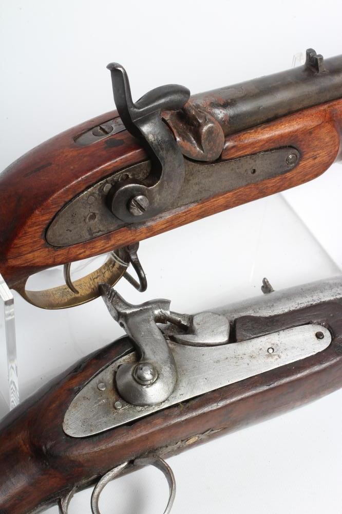 TWO PERCUSSION MILITARY MUSKETS Image