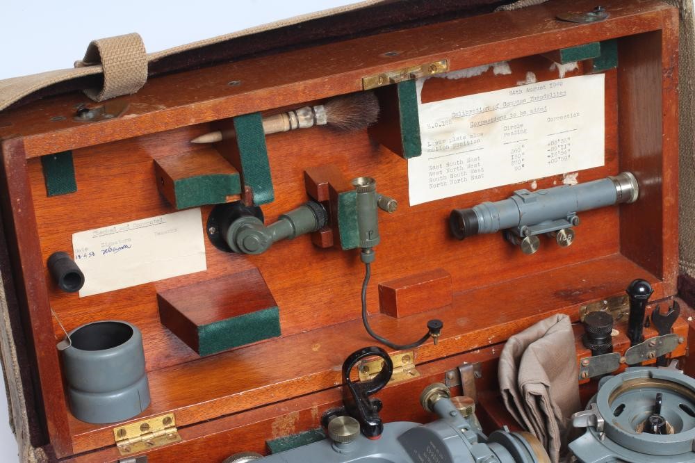 A JAPANESE MILITARY SEXTANT by Tamaya & Co Ltd. Image