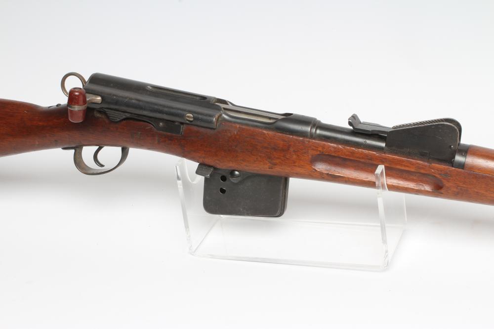 A SCHMIDT RUBIN STRAIGHT PULL RIFLE Image