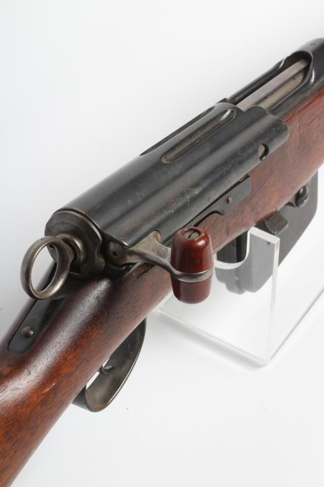A SCHMIDT RUBIN STRAIGHT PULL RIFLE Image
