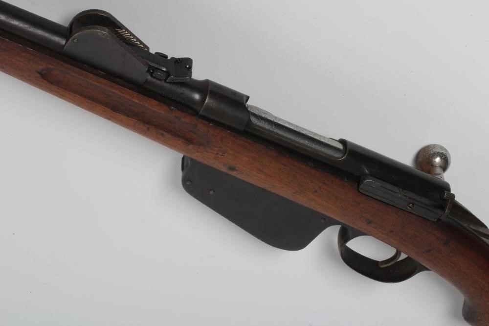 A MANNLICHER M1886 STRAIGHT PULL RIFLE Image