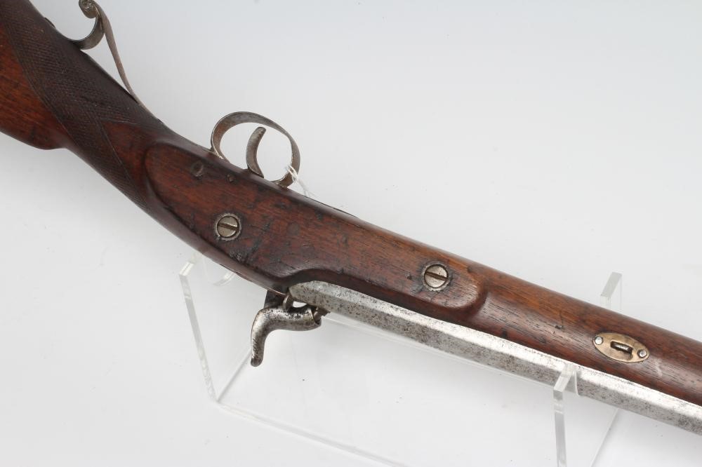 A PERCUSSION SPORTING GUN Image