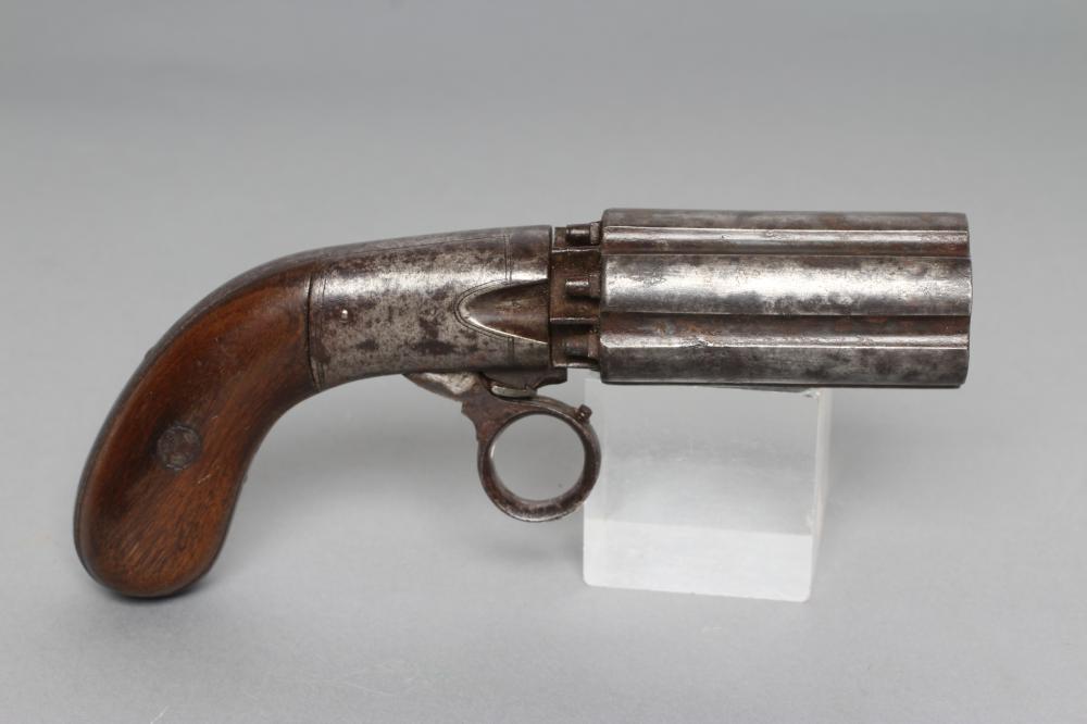 A PEPPERPOT PERCUSSION PISTOL Image