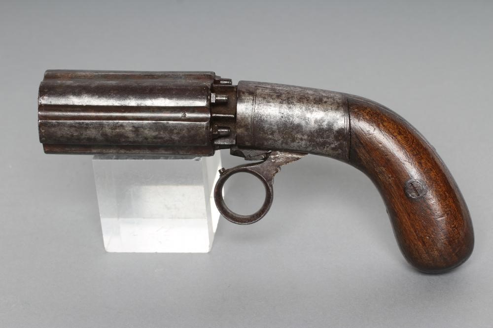 A PEPPERPOT PERCUSSION PISTOL Image