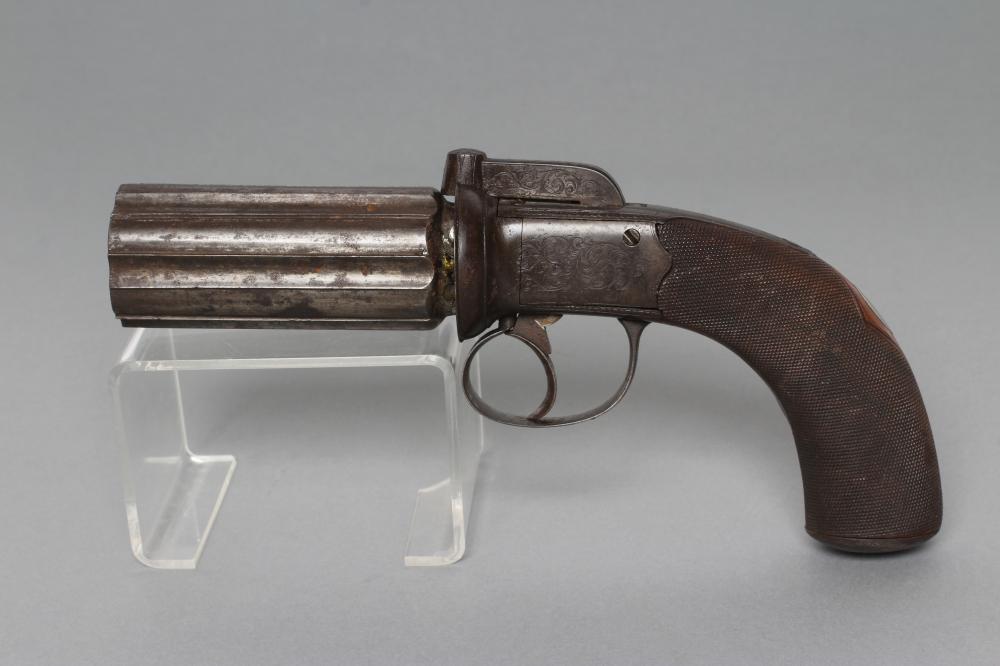 A PEPPERPOT PERCUSSION PISTOL Image