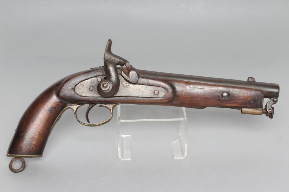 A PERCUSSION MILITARY PISTOL Image