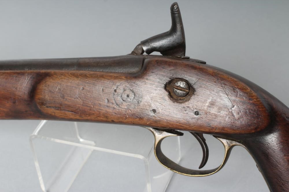 A PERCUSSION MILITARY PISTOL Image